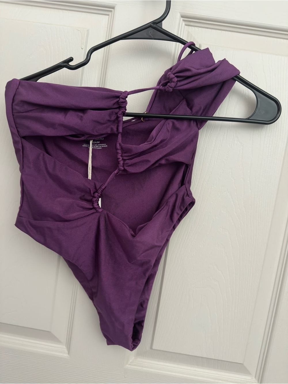Riot Swim Purple One-Piece Swimsuit with Front Ring Detail